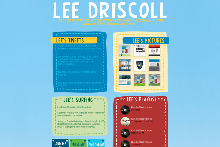 Lee Driscoll website preview